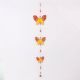 Handmade Wooden Butterfly Wall Hanging for Home Decor - Red-Yellow, Blue-Yellow